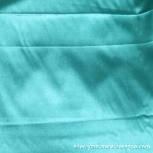 Stretch satin spandex 100 polyester fabric